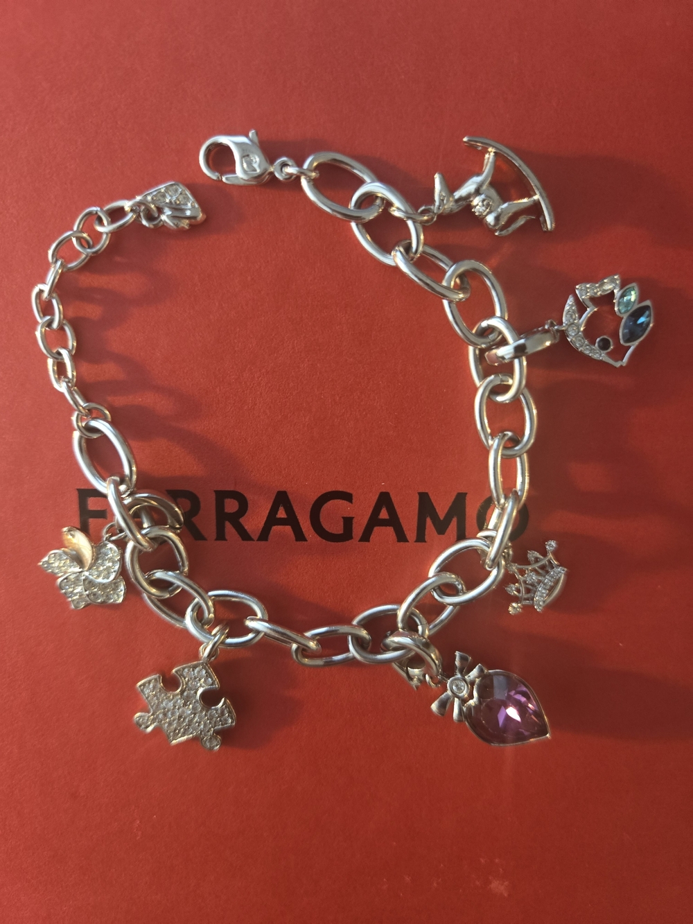 Swarovski Silver Charm Bracelet - Picture 3 of 3